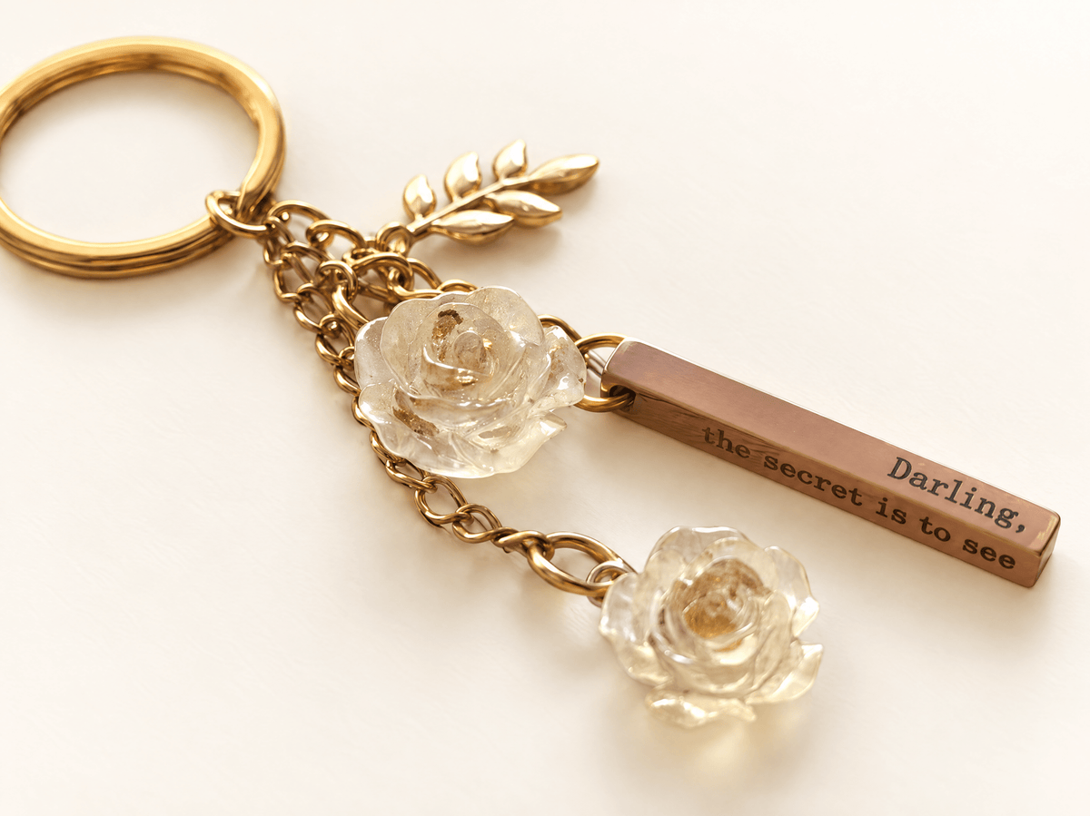 Poesía Keyring - Anne Sidora Unique Poetic gift boutique in Los Cabos