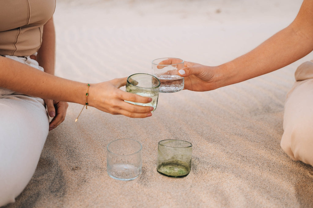 Recycled Glass - Anne Sidora Unique Poetic gift boutique in Los Cabos