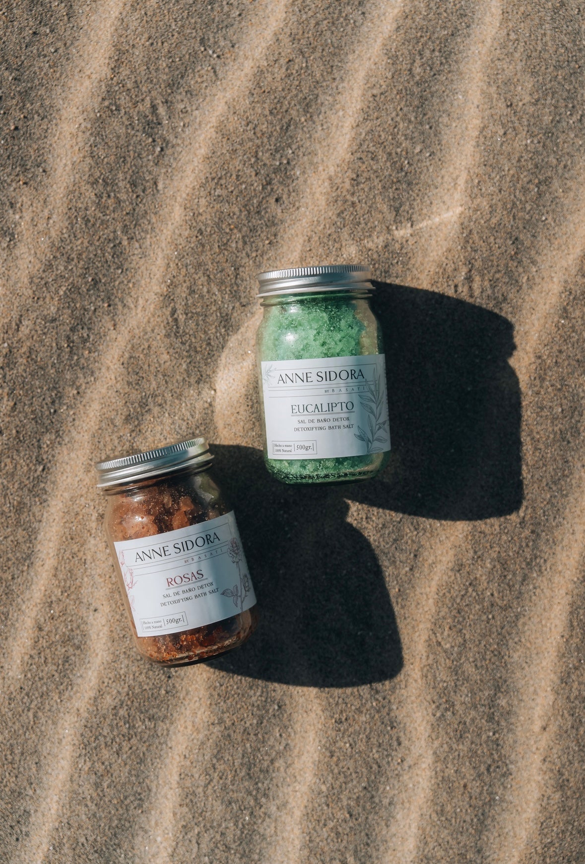 Relaxing Rosas Bath Salts - Anne Sidora Unique Poetic gift boutique in Los Cabos