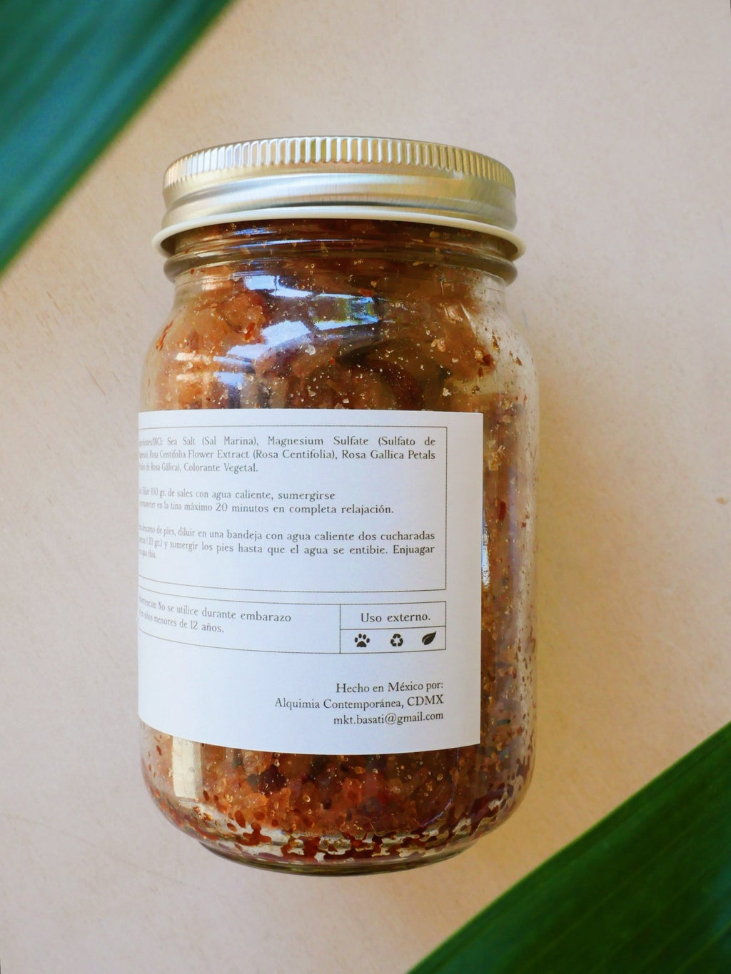 Relaxing Rosas Bath Salts - Anne Sidora Unique Poetic gift boutique in Los Cabos