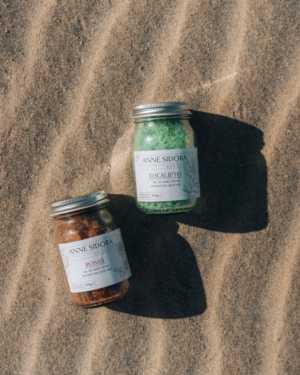 Relaxing Rosas Bath Salts - Anne Sidora Unique Poetic gift boutique in Los Cabos