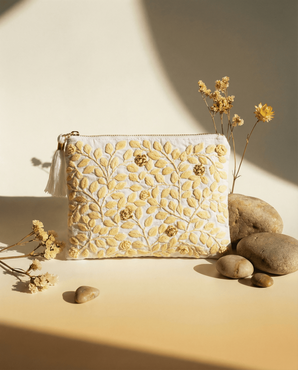 Rosa de Oro Keepsake Pouch - Anne Sidora Unique Poetic gift boutique in Los Cabos