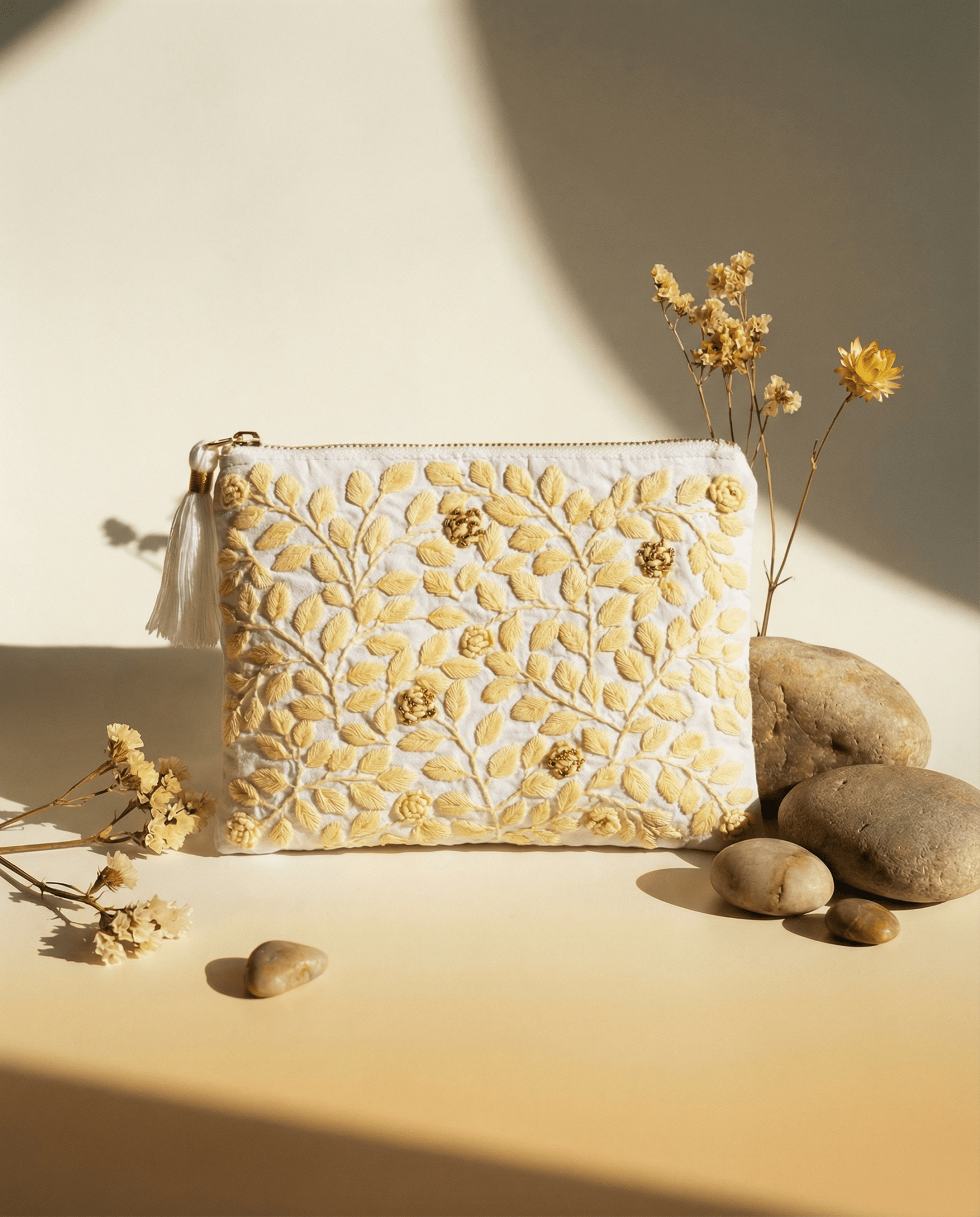 Rosa de Oro Keepsake Pouch - Anne Sidora Unique Poetic gift boutique in Los Cabos
