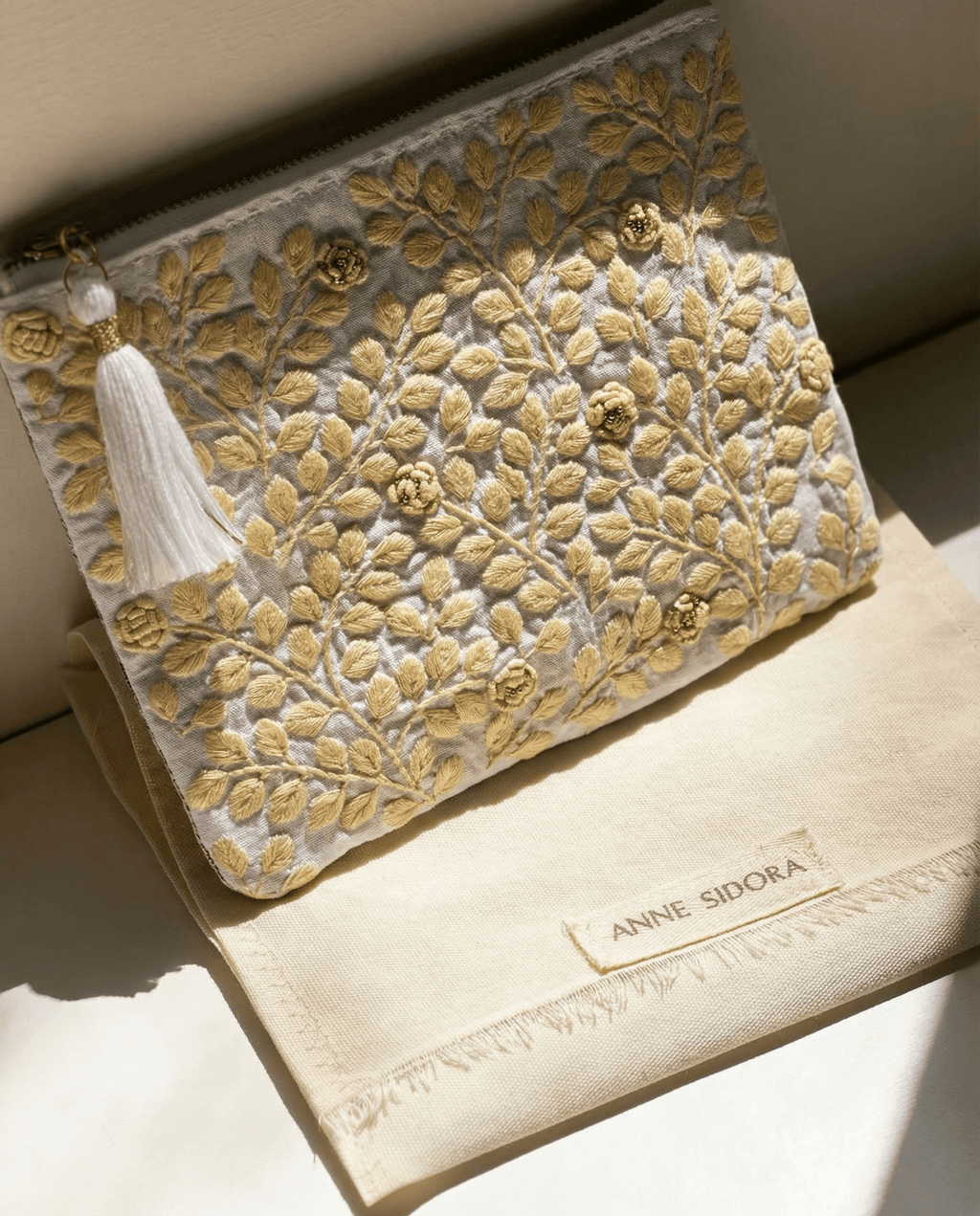 Rosa de Oro Keepsake Pouch - Anne Sidora Unique Poetic gift boutique in Los Cabos