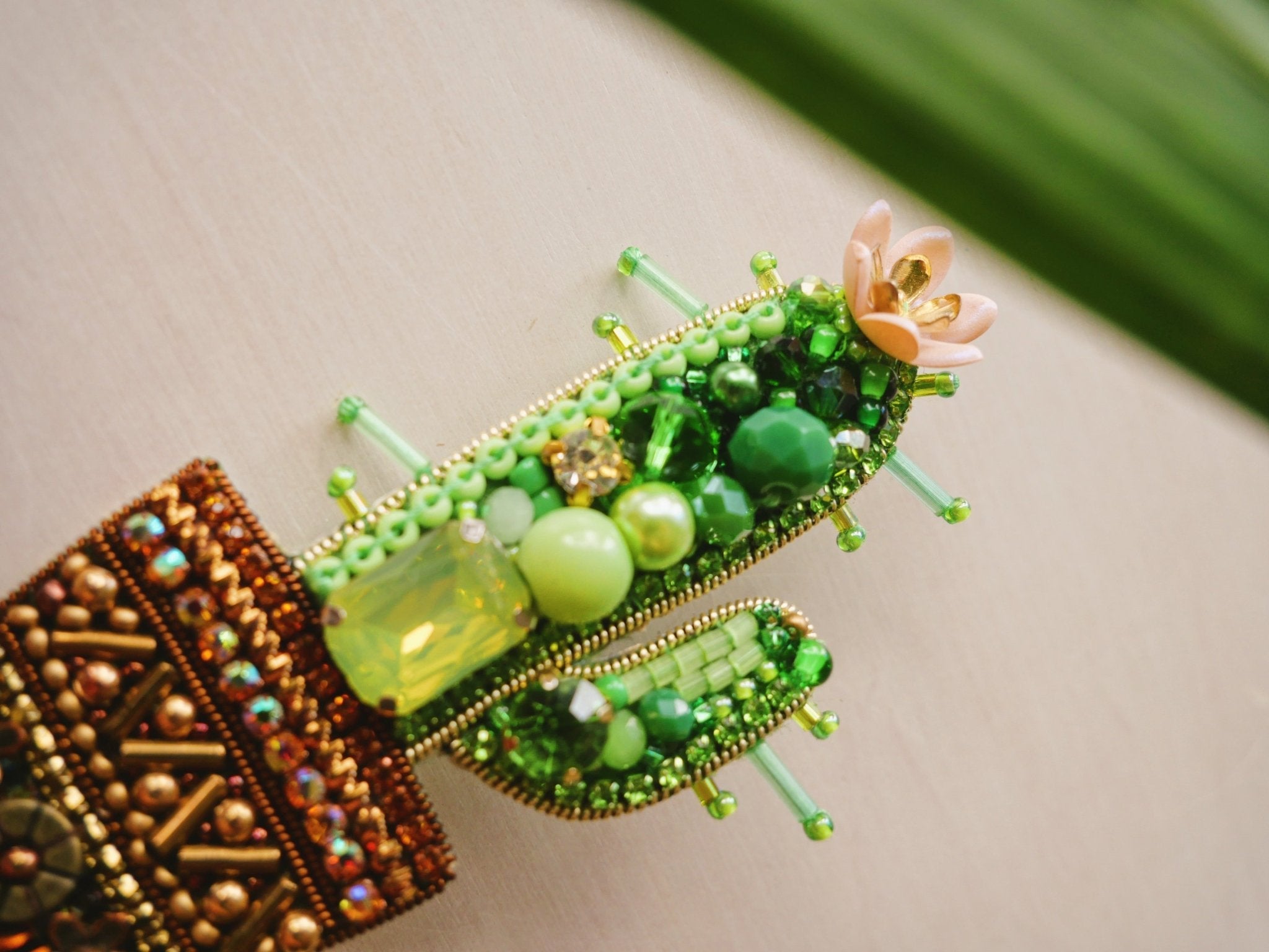 Saguaro Cactus Brooch - Anne Sidora Unique Poetic gift boutique in Los Cabos