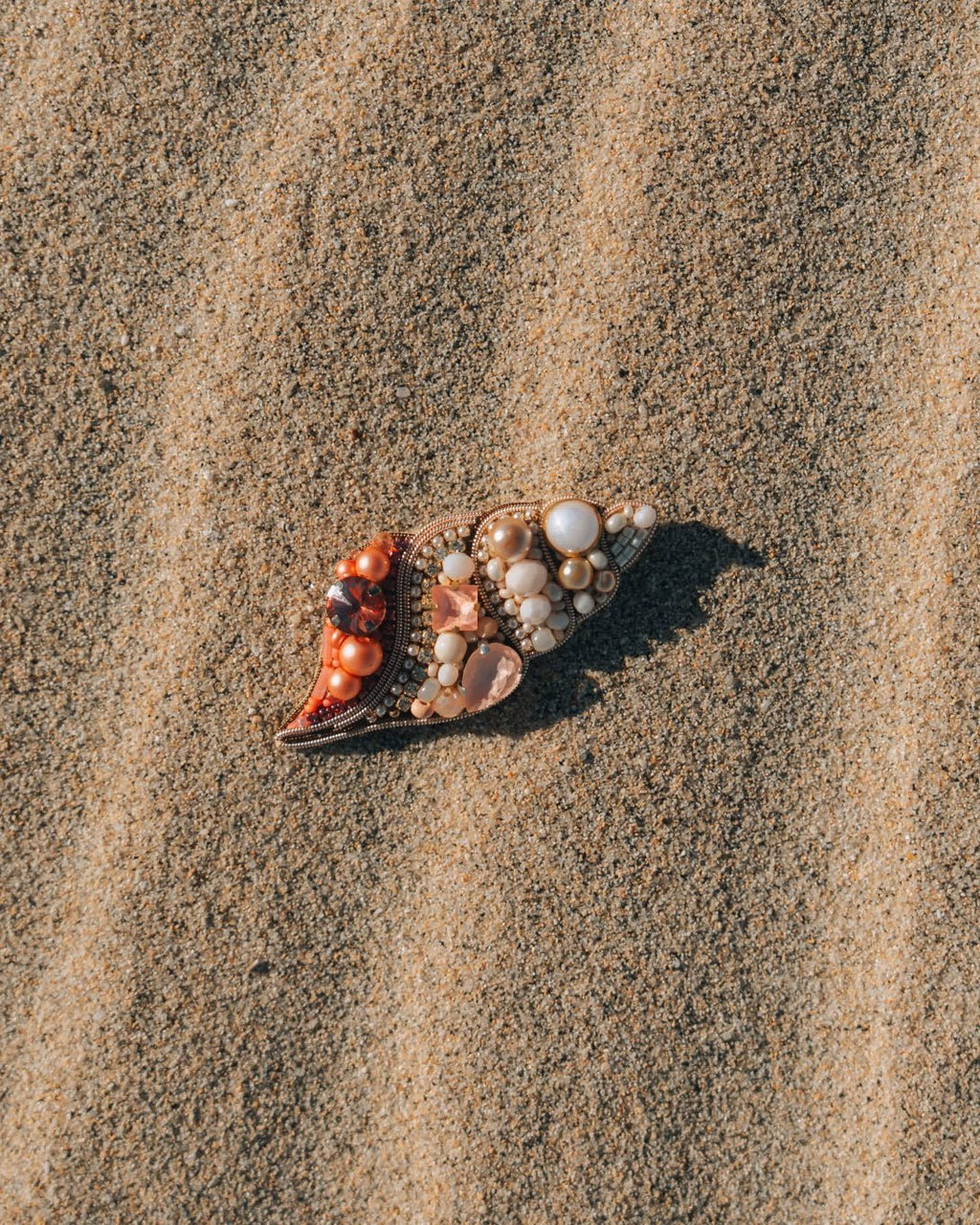 Sea Shell Brooch - Anne Sidora Unique Poetic gift boutique in Los Cabos
