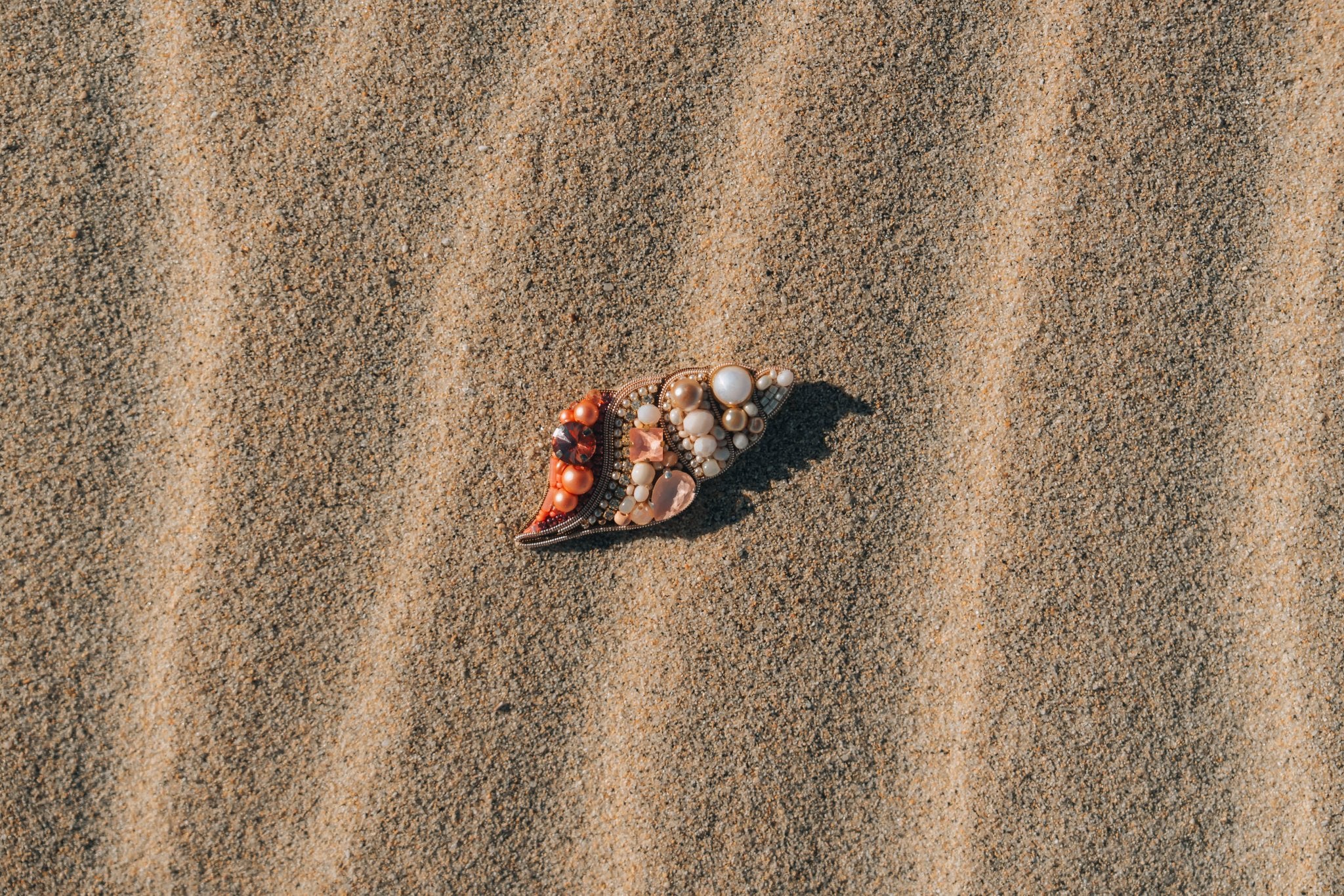 Sea Shell Brooch - Anne Sidora Unique Poetic gift boutique in Los Cabos