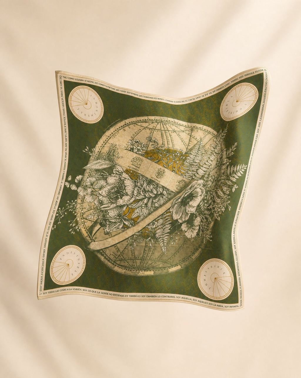 Silk scarf Alma Salvaje - Anne Sidora Unique Poetic gift boutique in Los Cabos