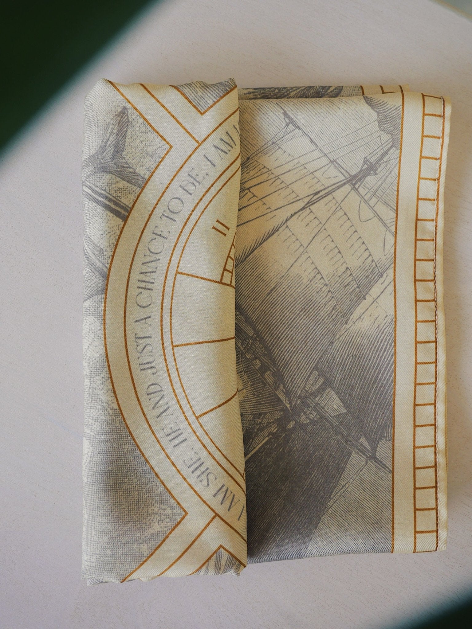 Silk scarf Baja - Anne Sidora Unique Poetic gift boutique in Los Cabos