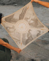 Silk scarf Baja - Anne Sidora Unique Poetic gift boutique in Los Cabos