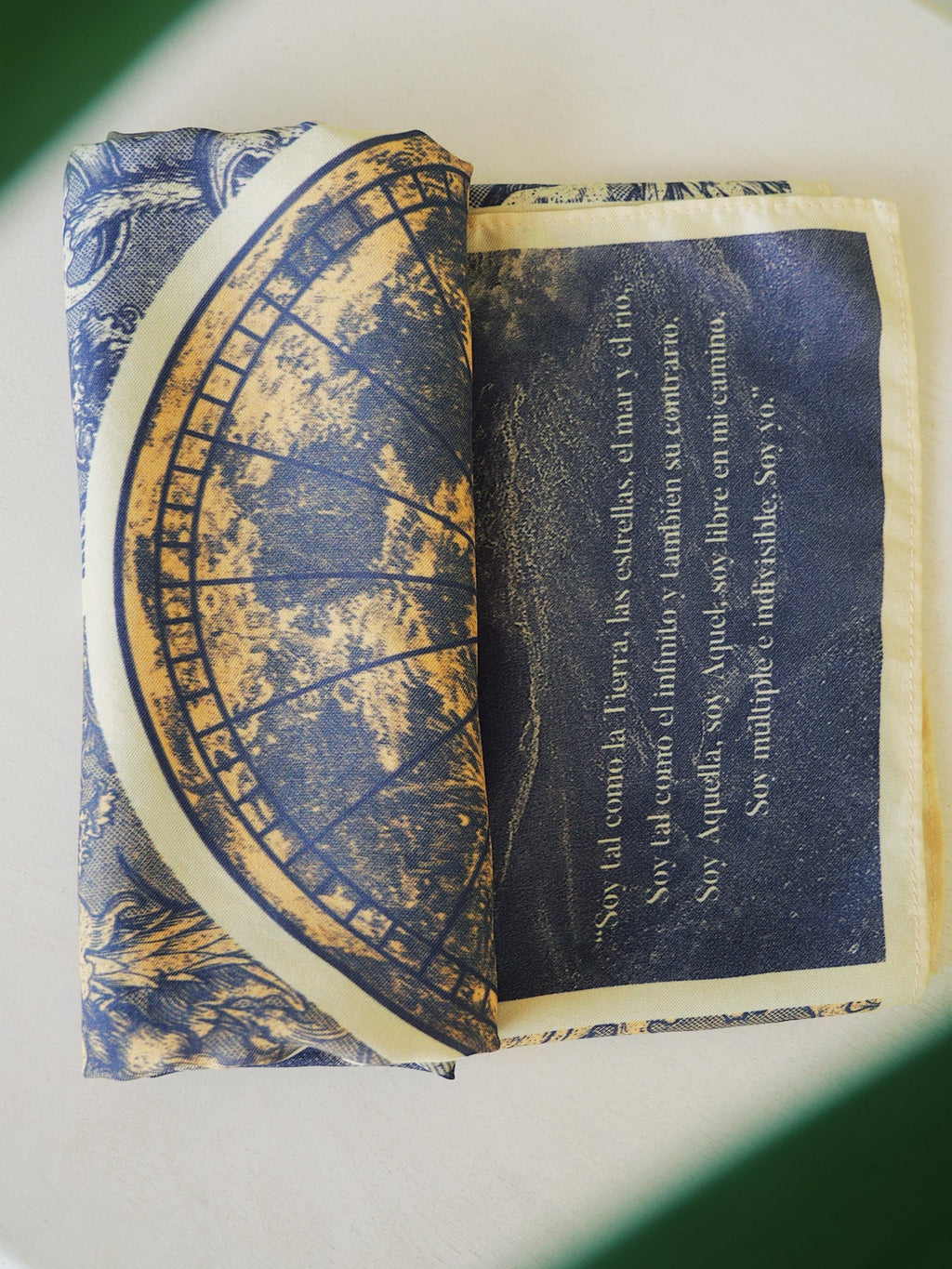 Silk scarf Conquista - Anne Sidora Unique Poetic gift boutique in Los Cabos