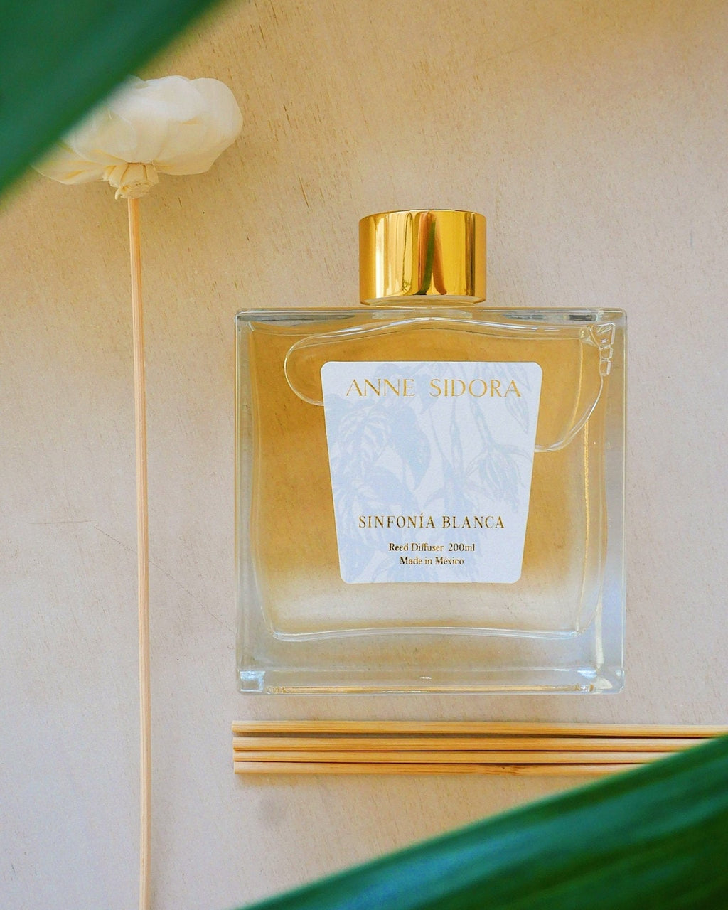 Sinfonía Blanca - Reed Diffusor - Anne Sidora Unique Poetic gift boutique in Los Cabos