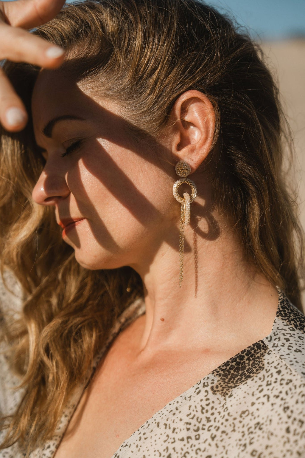 Soleil Earrings - Anne Sidora Unique Poetic gift boutique in Los Cabos