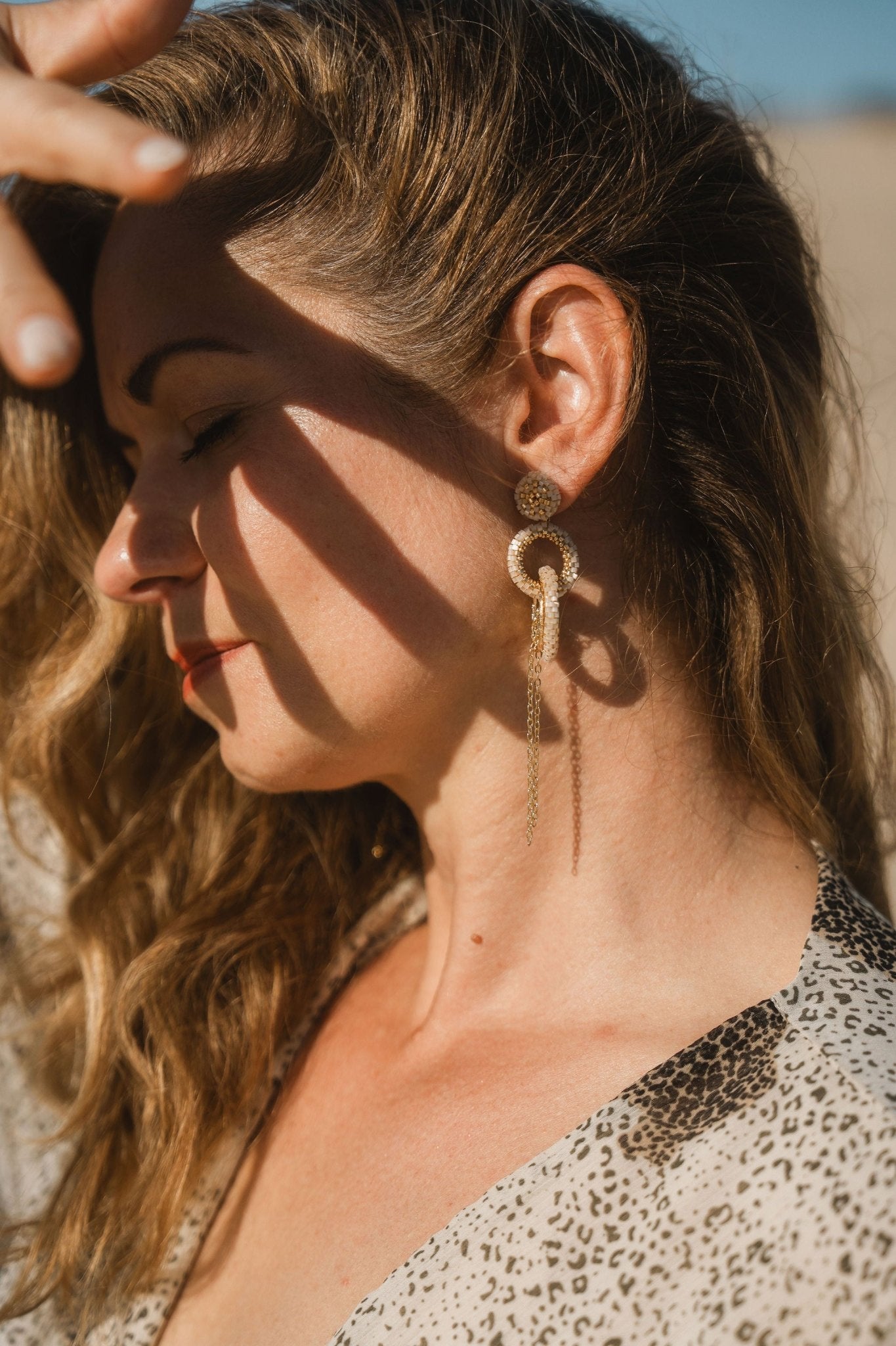 Soleil Earrings - Anne Sidora Unique Poetic gift boutique in Los Cabos