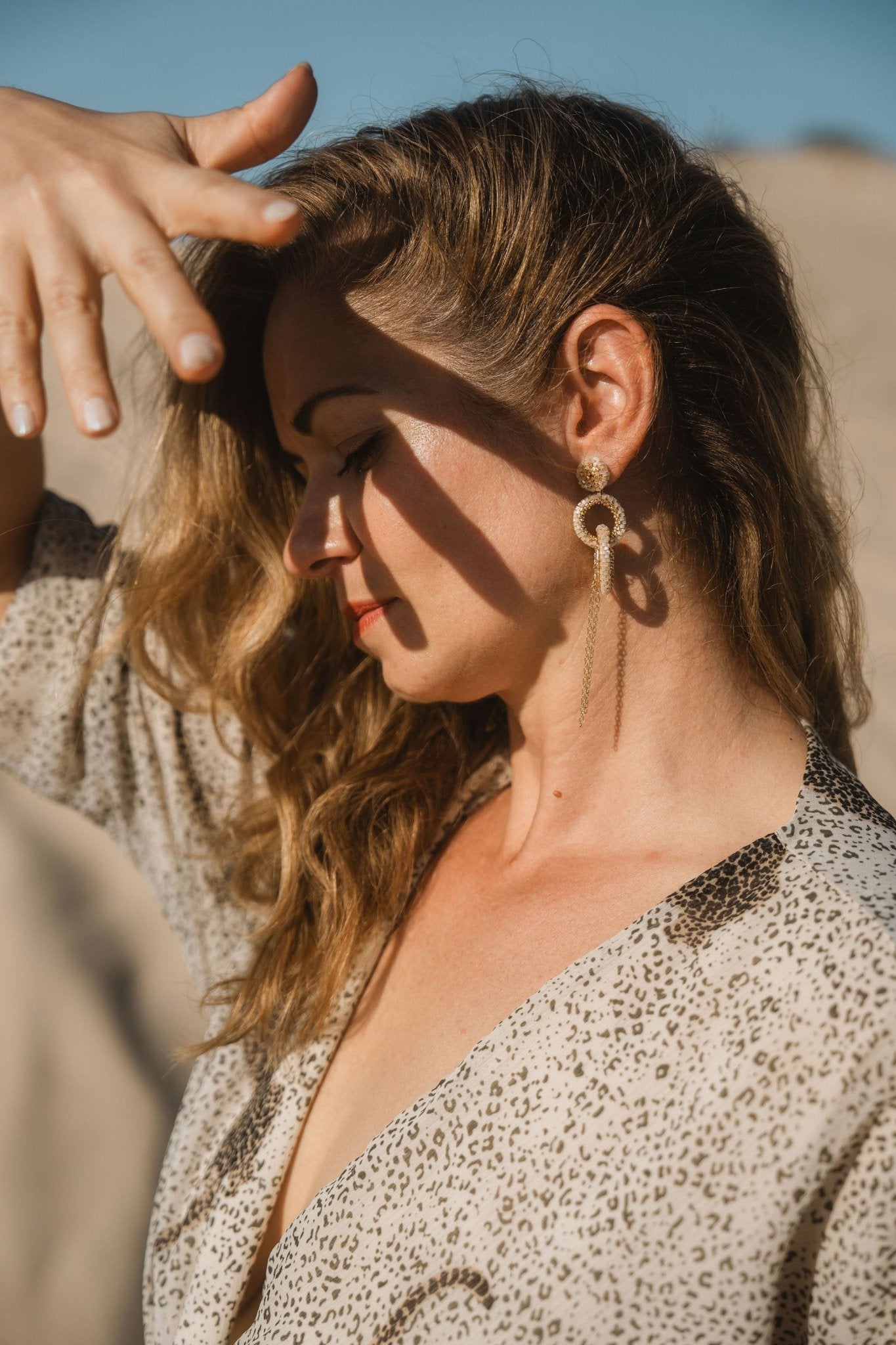 Soleil Earrings - Anne Sidora Unique Poetic gift boutique in Los Cabos