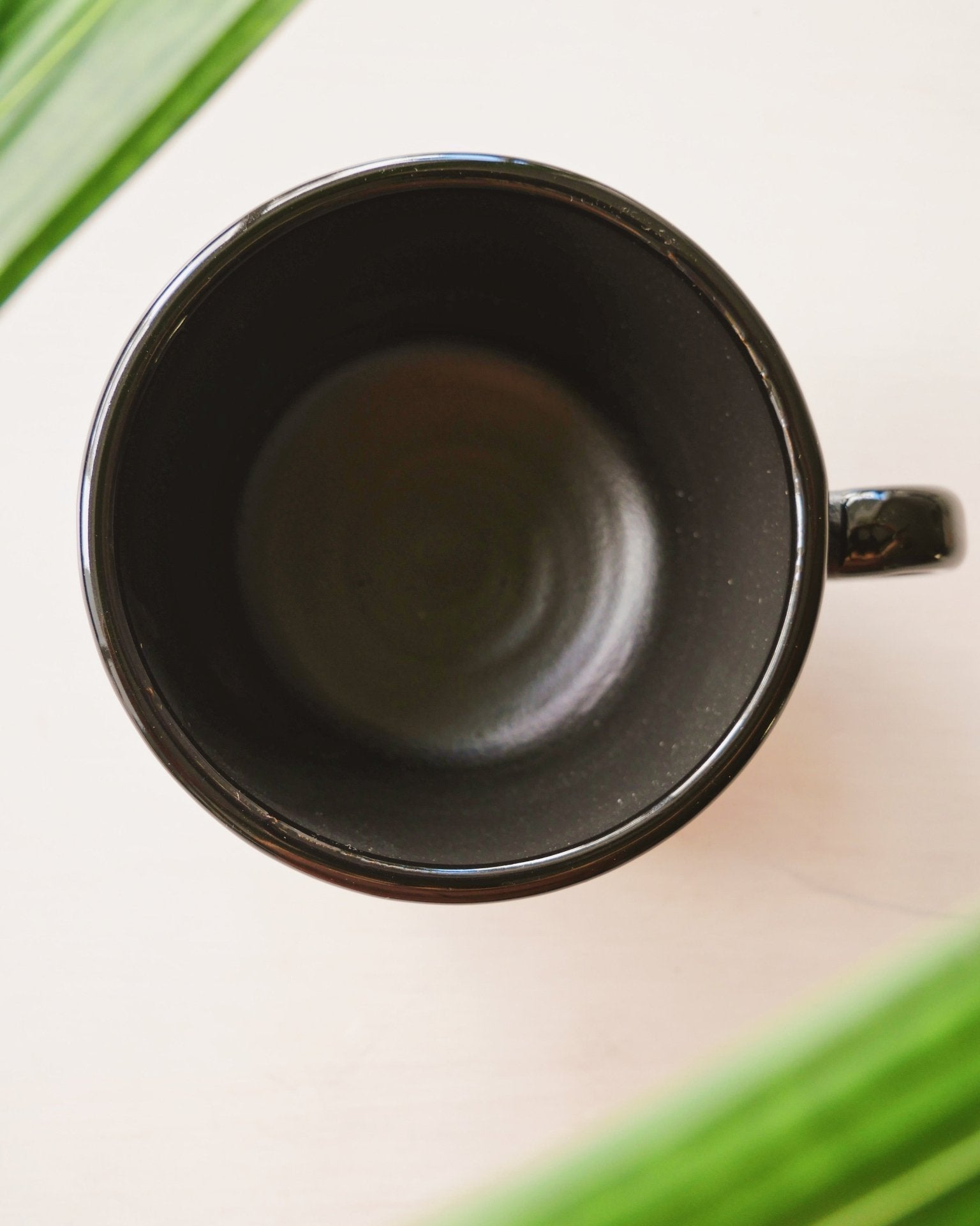 Talavera Black Tea Cup - Anne Sidora Unique Poetic gift boutique in Los Cabos