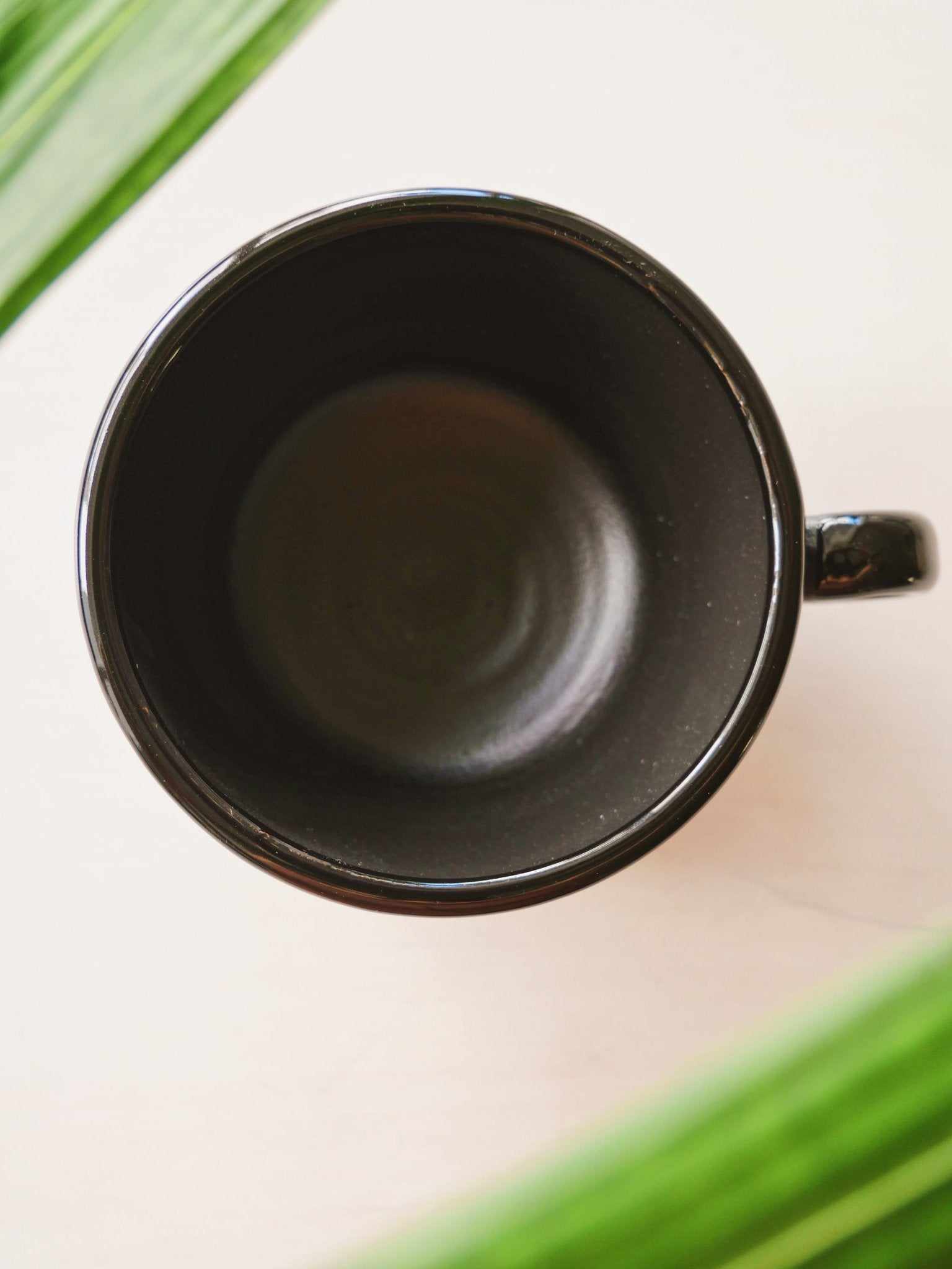 Talavera Black Tea Cup - Anne Sidora Unique Poetic gift boutique in Los Cabos