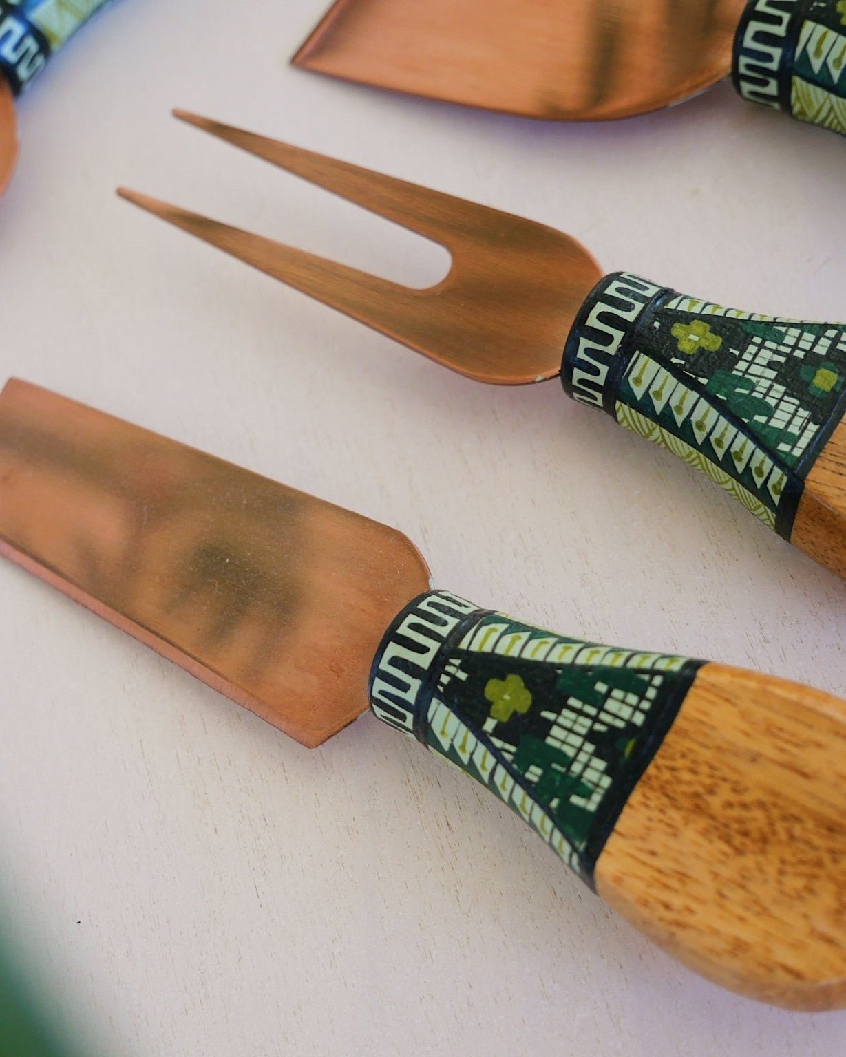 Utensil Set in Mayan Walnut - Anne Sidora Unique Poetic gift boutique in Los Cabos