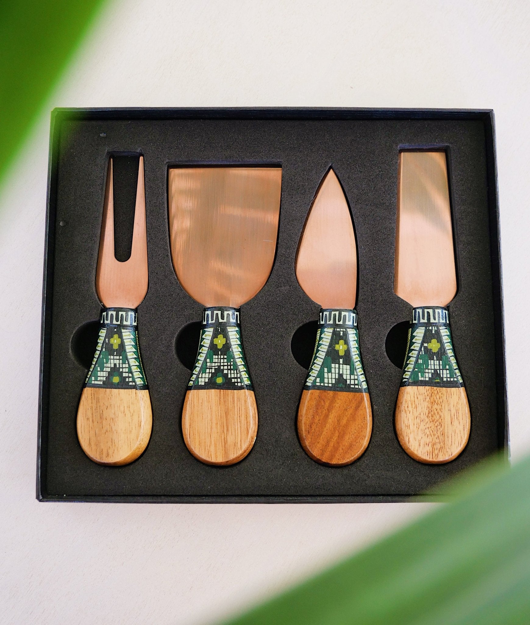 Utensil Set in Mayan Walnut - Anne Sidora Unique Poetic gift boutique in Los Cabos