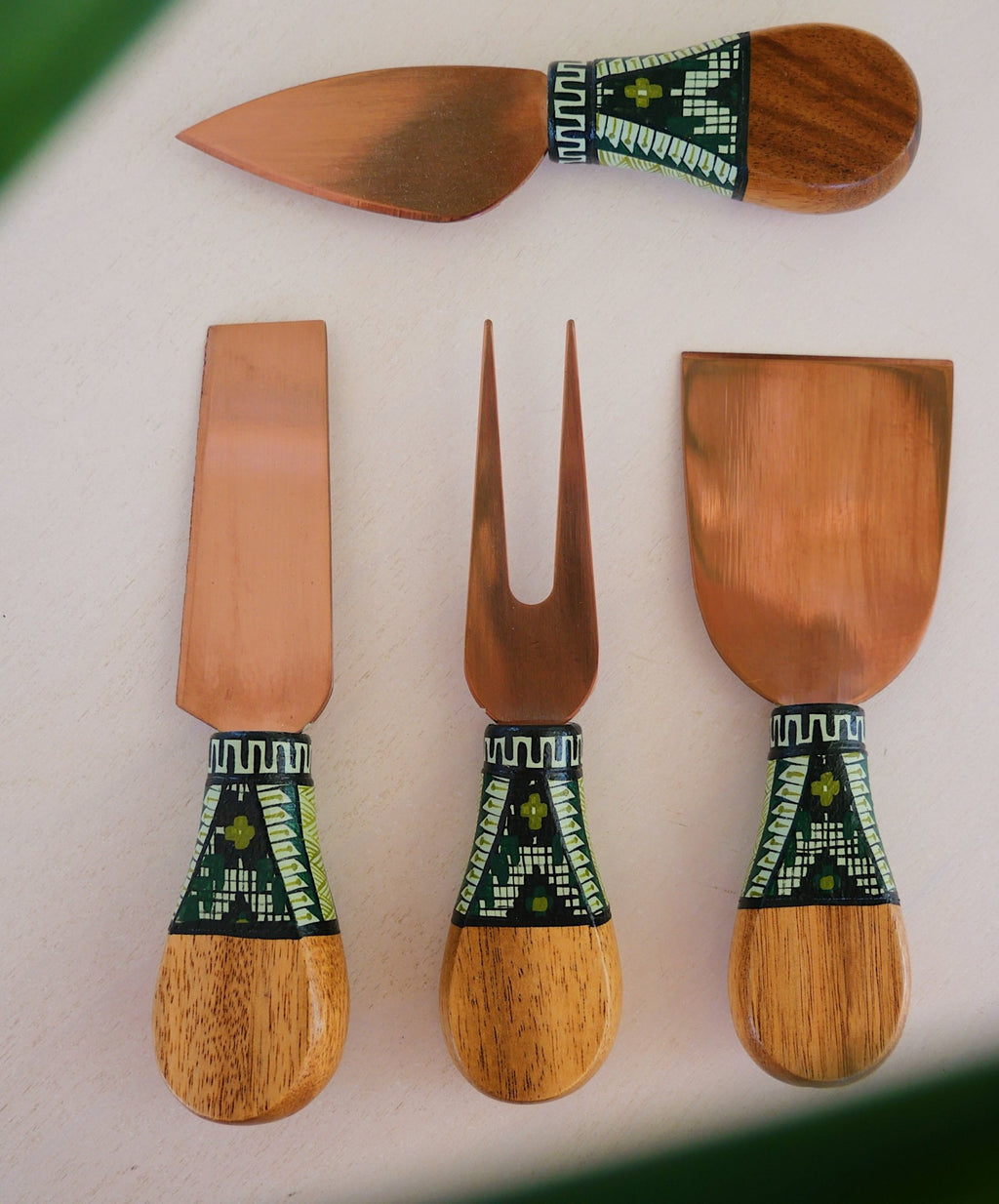 Utensil Set in Mayan Walnut - Anne Sidora Unique Poetic gift boutique in Los Cabos