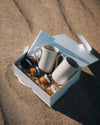 White Flower Mugs - Anne Sidora Unique Poetic gift boutique in Los Cabos