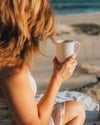 White Flower Mugs - Anne Sidora Unique Poetic gift boutique in Los Cabos