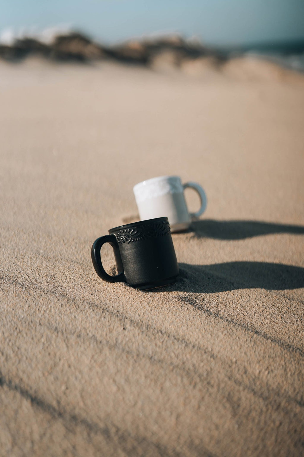 White Talavera Mug - Anne Sidora Unique Poetic gift boutique in Los Cabos
