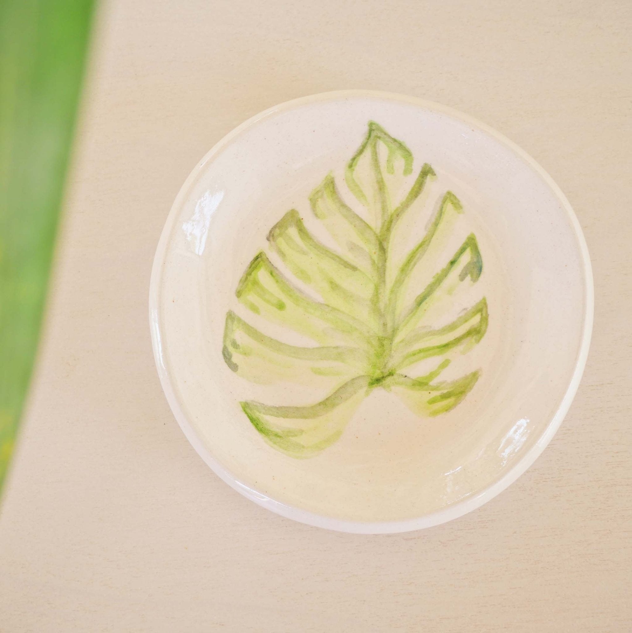 Cactus Accent Plate - Anne Sidora Unique Poetic gift boutique in Los Cabos