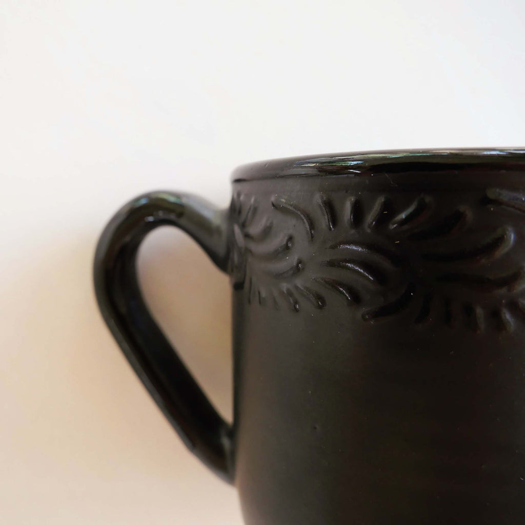 Black Talavera Mug