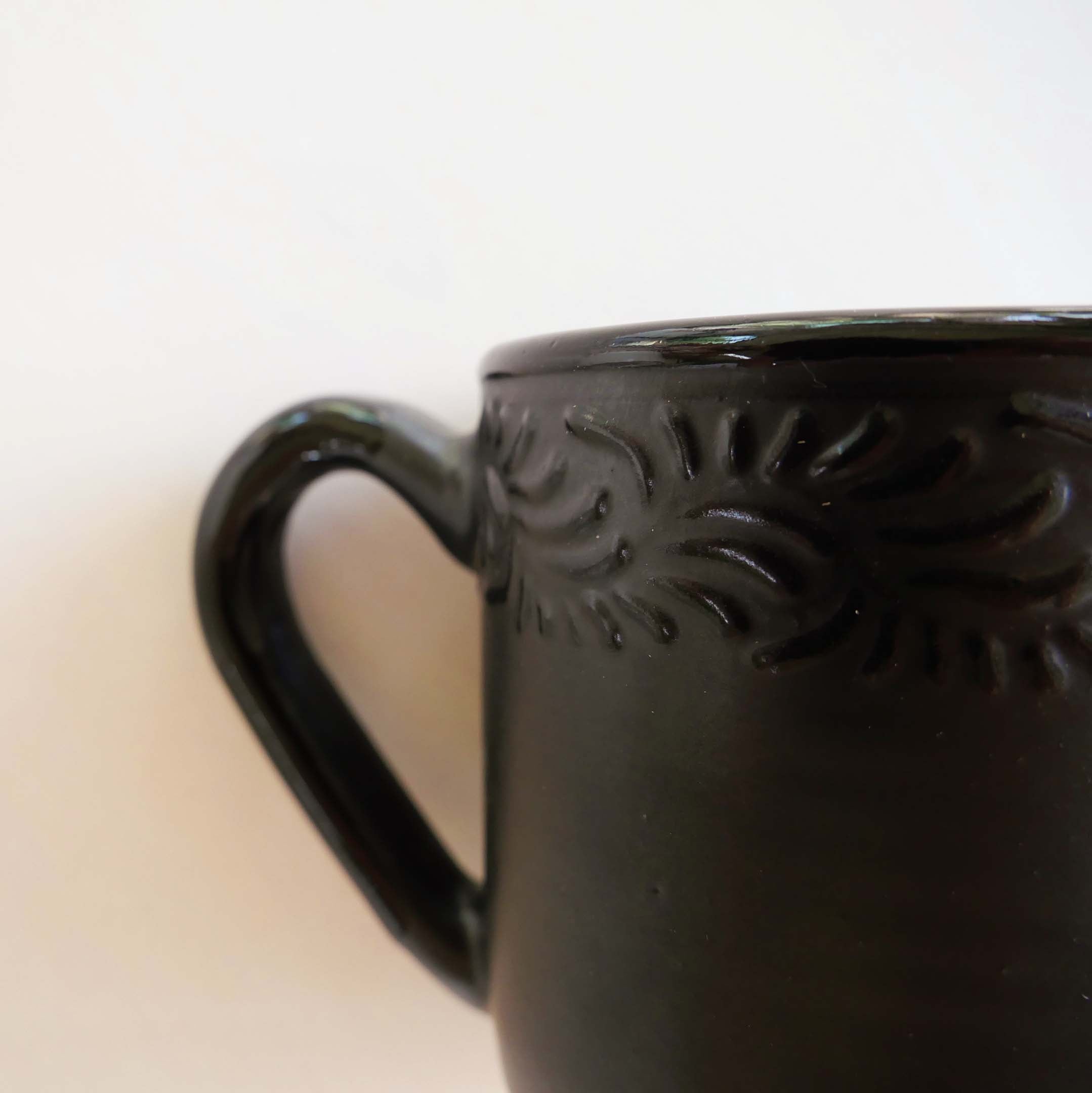 Black Talavera Mug